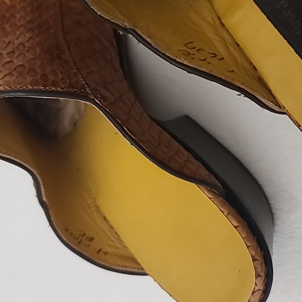 Tres Outlaw Custom Python Western Mules Size 8 - image 10